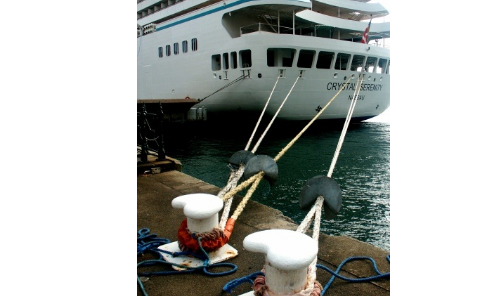 不同位置的船用缆绳具有不同的作用